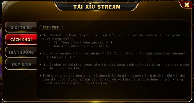 Tài xỉu livestream Go88: Bùng nổ với siêu phẩm hấp dẫn 2026 4 Một số tính năng người mới cần biết